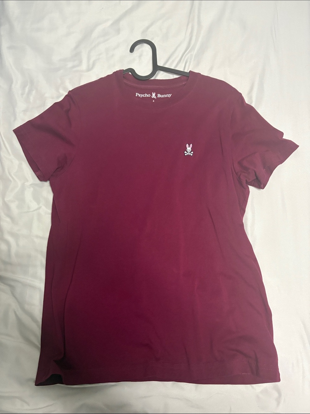 Psycho Bunny men Short-Sleeve Tee in Burgundy size 3 men (small)